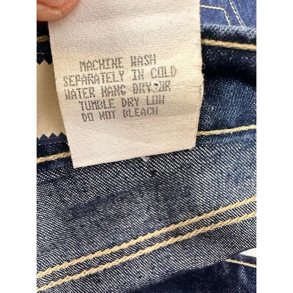 VTG Y2k Paris Blues Jeans womens Blue Denim Low Rise Flare 5 Pocket Stretch 32 - Picture 9 of 10